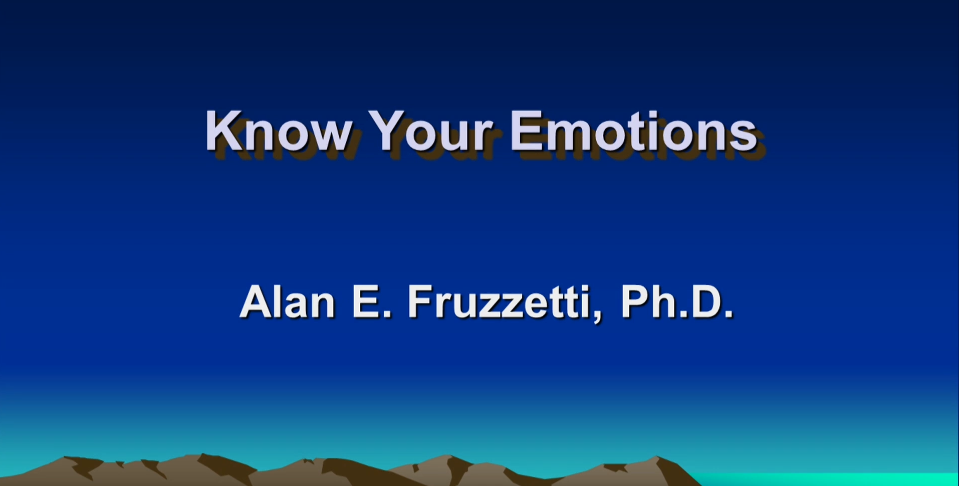 Dealing with Emotions