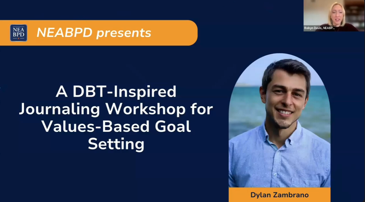 A DBT Inspired Journaling Workshop for Values Based Goal Setting