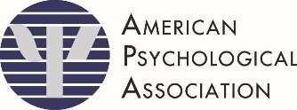 Logo of the American Psychological Association featuring a stylized "Y" symbol and text beside it.